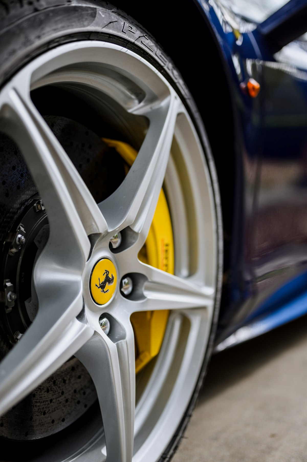 Close-up wheel and tire fitment image for wheel shoppers